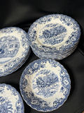 Vintage 18 pc dinner set from the "Coaching Scenes" series by Johnson Brothers - thumbnail 3 of 11