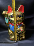 Japanese Maneki-neko, or "lucky cat figurine/bank - thumbnail 7 of 7