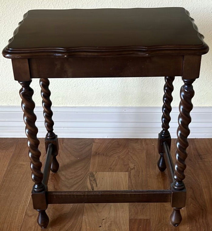 Two Bed Side Tables & One Small Table - image 13 of 16