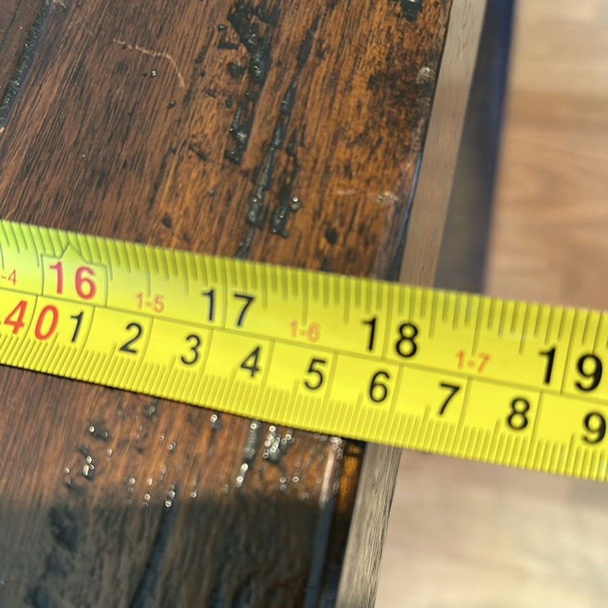 Dark Wood Console Table - image 6 of 6