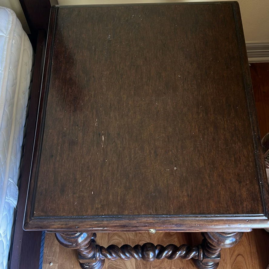 Two Bed Side Tables & One Small Table - image 3 of 16