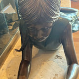 Girl Reading Book Sculpture - thumbnail 5 of 5