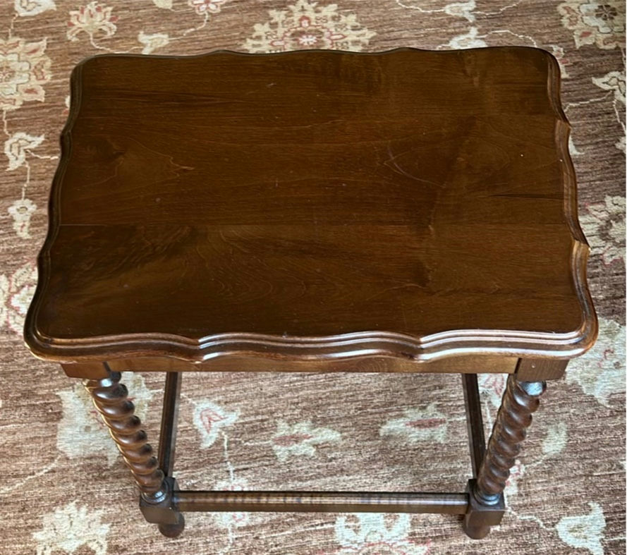 Two Bed Side Tables & One Small Table - image 16 of 16