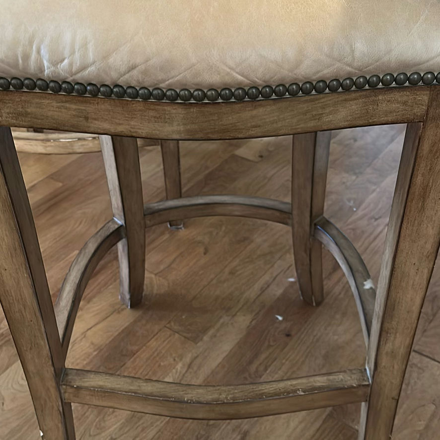 Set of Two Upholstered Bar Stools - image 6 of 9