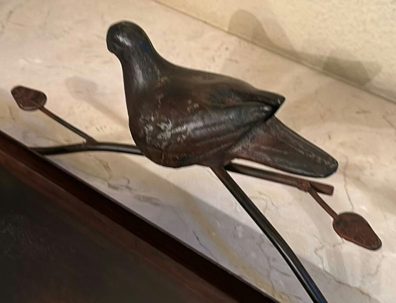Decorative Tray, Bird Sculpture, and Candle Set - image 4 of 5