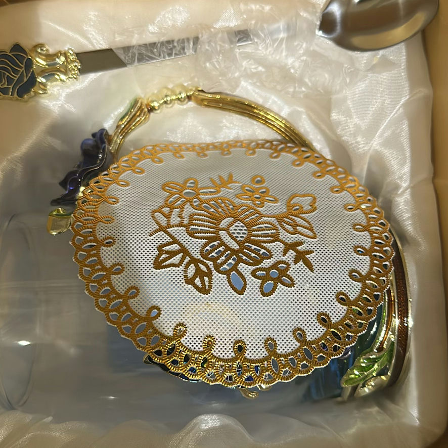 Decorative Glass Tea Cup Set with Spoon and Tea Infuser - image 4 of 7
