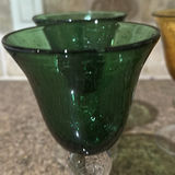 Set of Six Colored Stemmed Glass Goblets - thumbnail 7 of 7