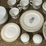 Fruit Pattern Dinnerware Set with Plates, Bowls, Mugs, Creamer, Sugar Bowl, and Shakers - thumbnail 3 of 8