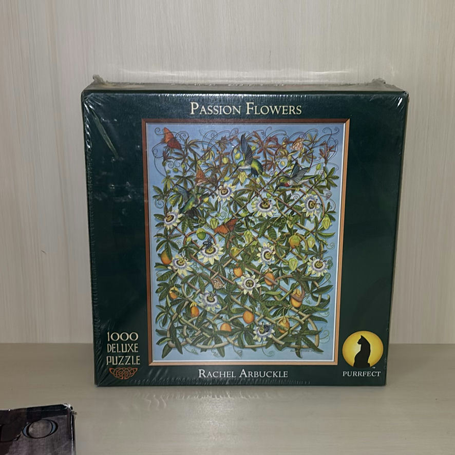 Art and Gardening Books with Floral Puzzle and Decorative Plate - image 2 of 9