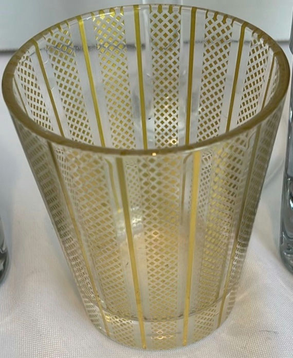 Glass Pedestal Display Stands, Canisters, Decorative Box, and Tumbler - image 5 of 8