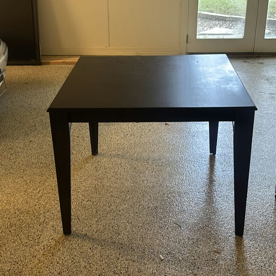 Dining Table, Four Upholstered Chairs, and Decorative Photo Holder - image 5 of 5