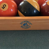 Brunswick Billiards Pool Table with Billiard Balls and Triangle Rack - thumbnail 6 of 9