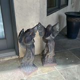 Pair of Angel Statues and Decorative Planter - thumbnail 5 of 12