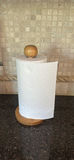 Wooden Bowl, Ceramic Bowls, Glass Vase, Paper Towel Holder, and Glass Candle Holder - thumbnail 4 of 8