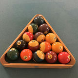 Brunswick Billiards Pool Table with Billiard Balls and Triangle Rack - thumbnail 5 of 9
