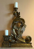 Pair of Ornate Scroll Candle Holders - thumbnail 5 of 6
