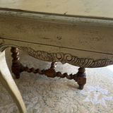 Distressed Wood Writing Desk and Upholstered Chair - thumbnail 6 of 6