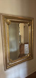 Decorative Leather-Bound Books and Framed Wall Mirror - thumbnail 4 of 6