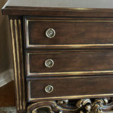 Dark Wood Three-Drawer Accent Chest - thumbnail 5 of 9