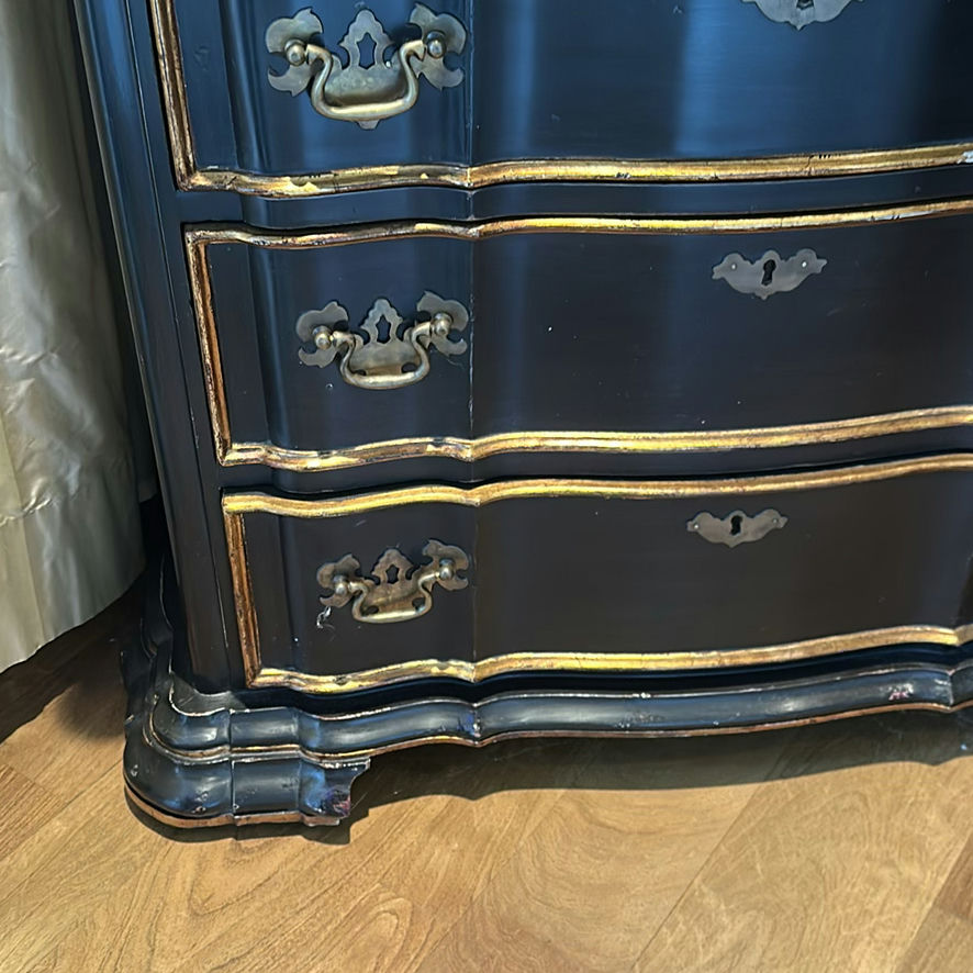 Black Four-Drawer Accent Chest - image 3 of 7