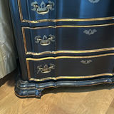 Black Four-Drawer Accent Chest - thumbnail 3 of 7
