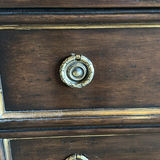 Dark Wood Three-Drawer Accent Chest - thumbnail 4 of 9