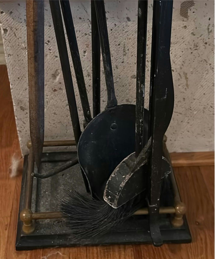 Metal Fireplace Tool Set - image 3 of 3