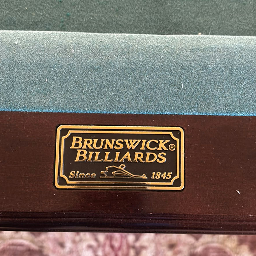 Brunswick Billiards Pool Table with Billiard Balls and Triangle Rack - image 4 of 9