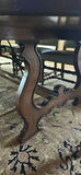 Wood Dining Table and Upholstered Dining Chairs - thumbnail 7 of 8