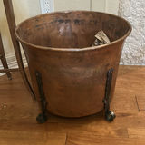 Wooden Plant Stand and Copper Planter - thumbnail 2 of 7