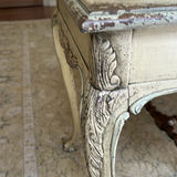Distressed Wood Writing Desk and Upholstered Chair - thumbnail 5 of 6