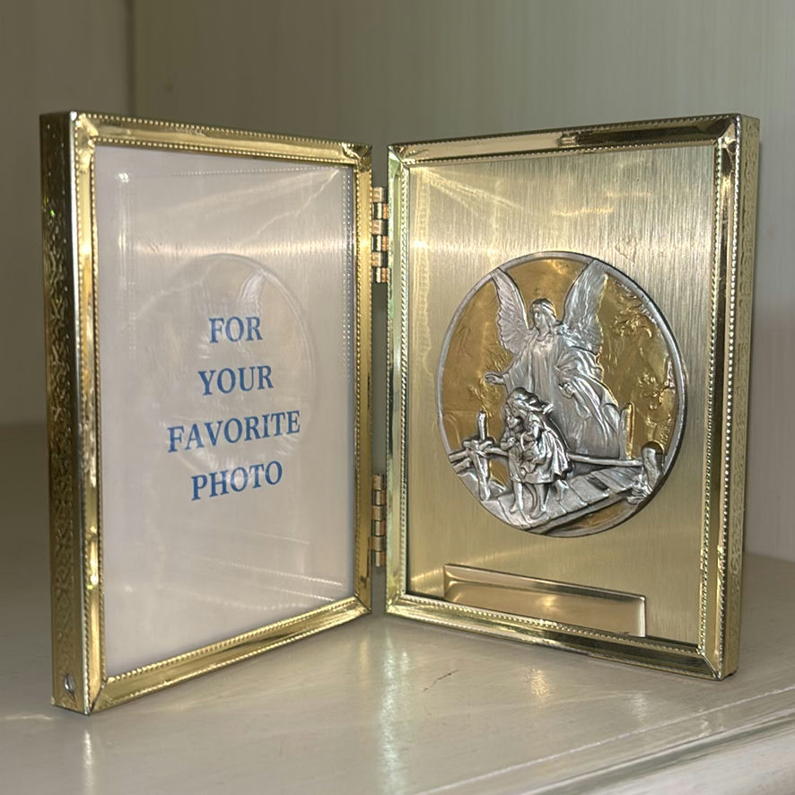 Decorative Figurines, Collector Plate, Crystal Cross, and Photo Frames - image 6 of 8