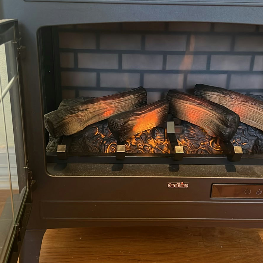 Duraflame Electric Fireplace Heater with Remote - image 4 of 7