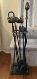 Metal Fireplace Tool Set - thumbnail 1 of 3