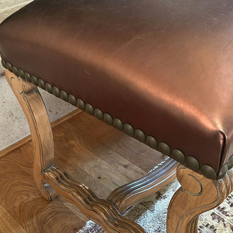 Upholstered Wooden Bench - image 5 of 5