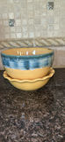 Wooden Bowl, Ceramic Bowls, Glass Vase, Paper Towel Holder, and Glass Candle Holder - thumbnail 6 of 8