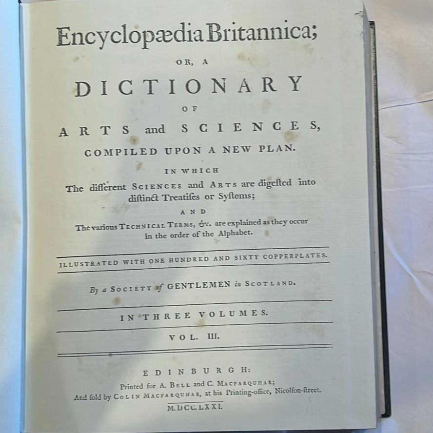 Encyclopaedia Britannica Three Volume Book Set - image 10 of 10