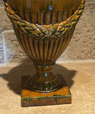 Decorative Ceramic Lidded Urn - thumbnail 3 of 5