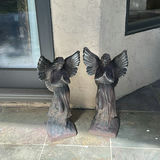 Pair of Angel Statues and Decorative Planter - thumbnail 6 of 12