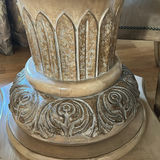 Round Wooden Dining Table with Four Upholstered Chairs - thumbnail 6 of 9