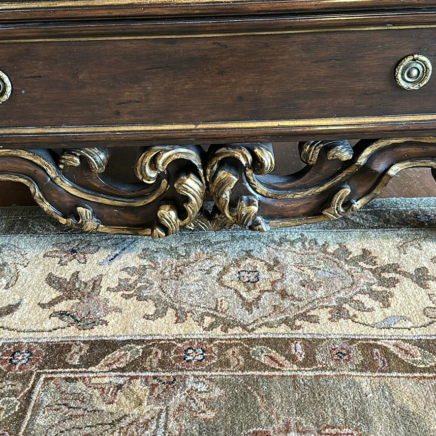 Dark Wood Three-Drawer Accent Chest - image 3 of 9