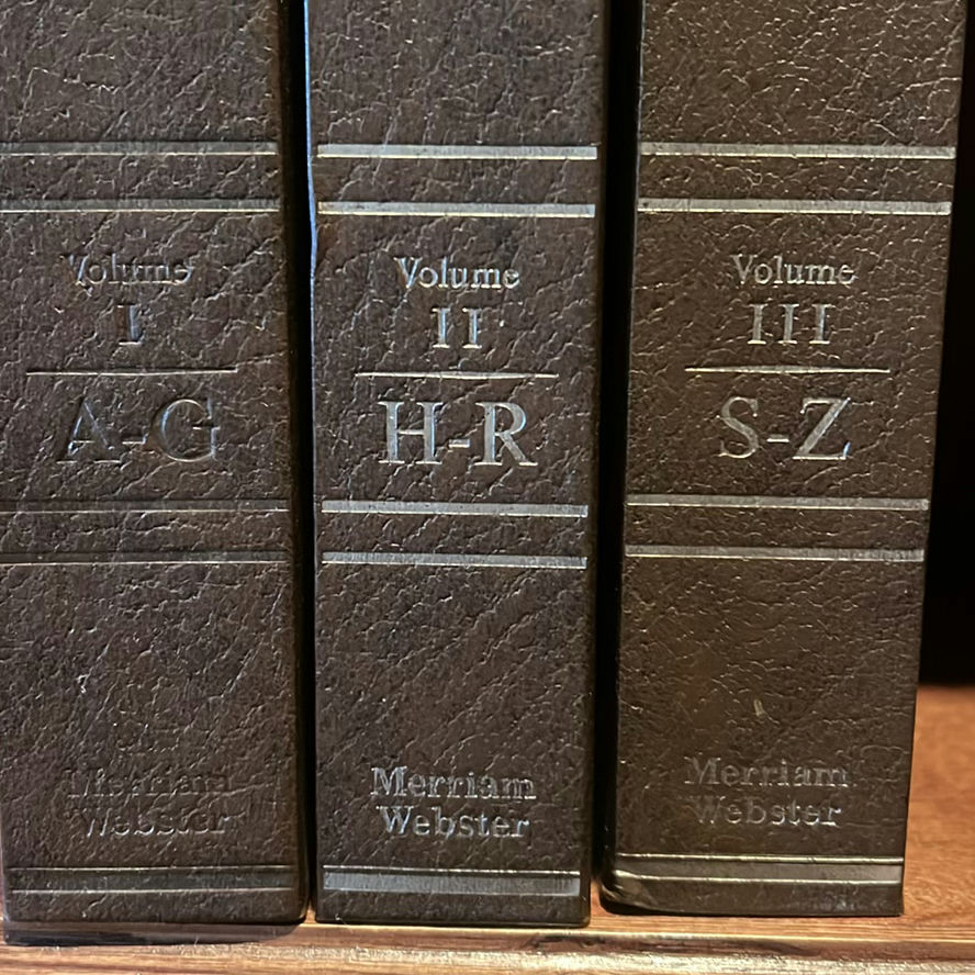 Merriam-Webster Third New International Dictionary and Reader's Digest Illustrated Encyclopedic Dictionary Sets - image 4 of 6