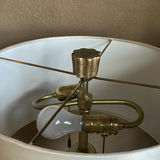 Pair of Table Lamps with White Drum Shades - thumbnail 5 of 6