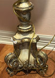 Decorative Floor Lamp with Gold Trimmed Shade - thumbnail 5 of 5
