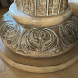 Round Wooden Dining Table with Four Upholstered Chairs - thumbnail 4 of 9