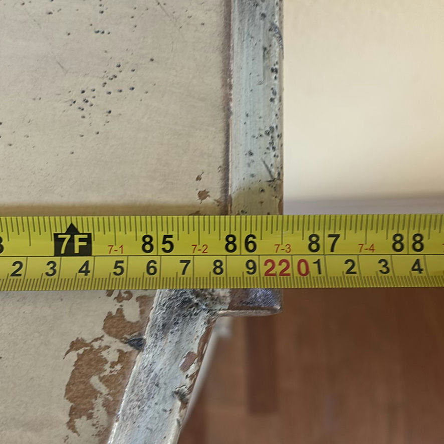 Distressed Wood Sideboard Cabinet - image 5 of 14