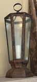 Metal and Glass Lantern Candle Holder - thumbnail 2 of 3