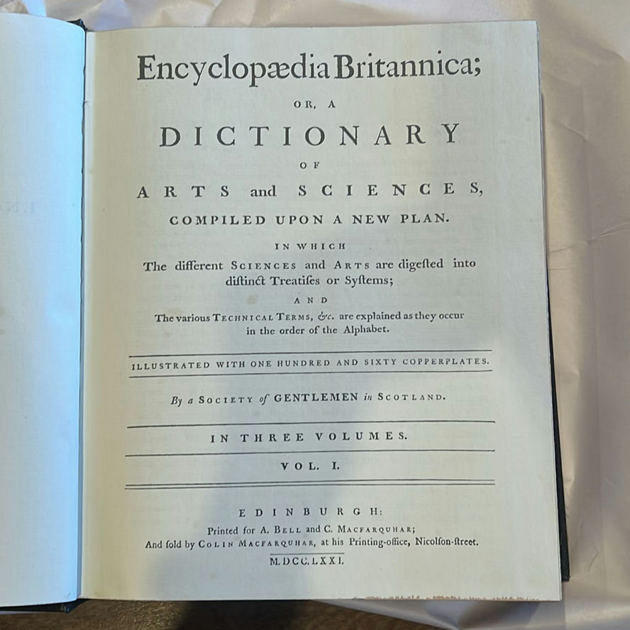 Encyclopaedia Britannica Three Volume Book Set - image 4 of 10