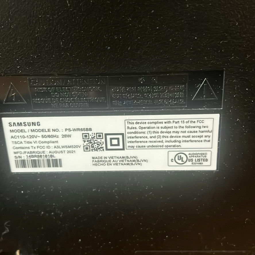 Samsung Soundbar and Wireless Subwoofer - image 4 of 5