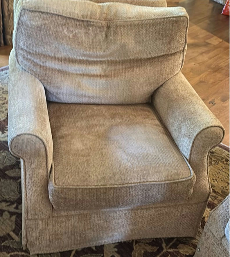 Matching Sofa, Loveseat, and Two Armchairs with Accent Pillows - image 3 of 6